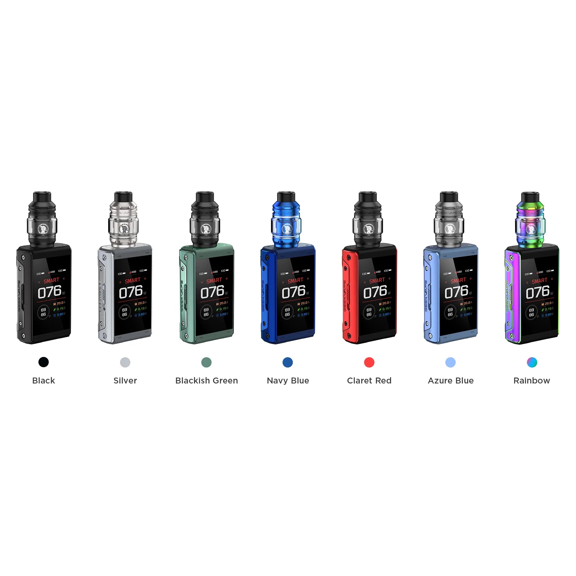 GeekVape T200 Kit, aegis touch, z subohm tank, z series coils, dual
